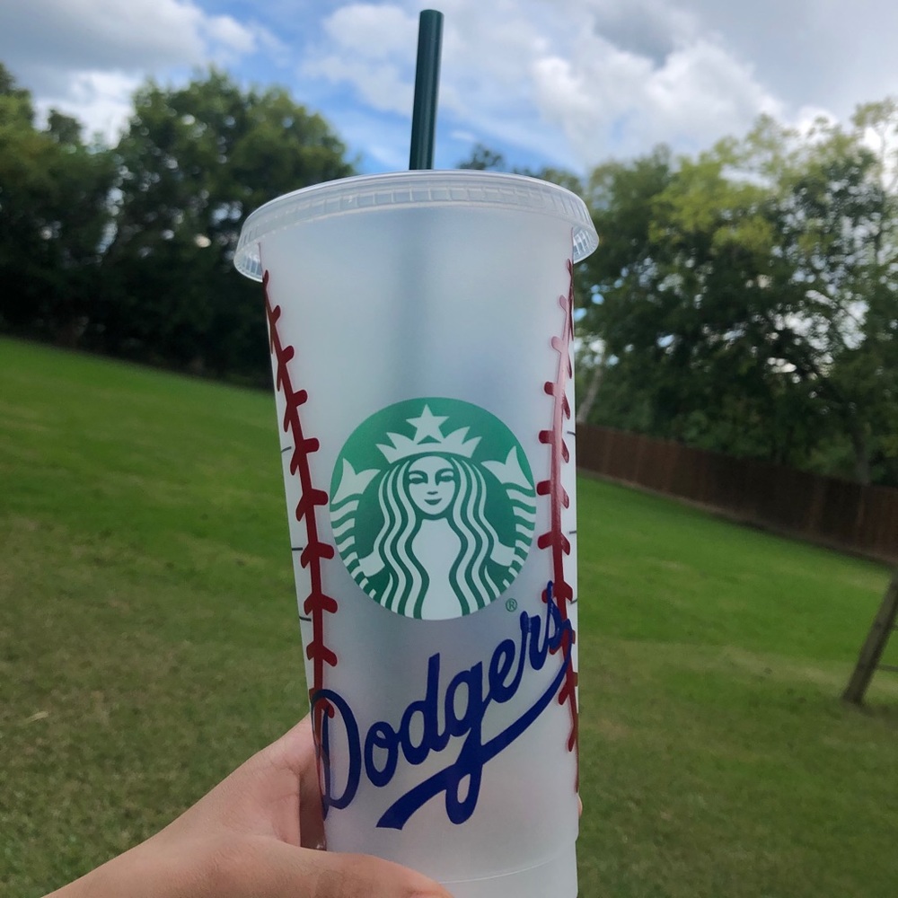 LA Dodgers custom Starbucks Cup!